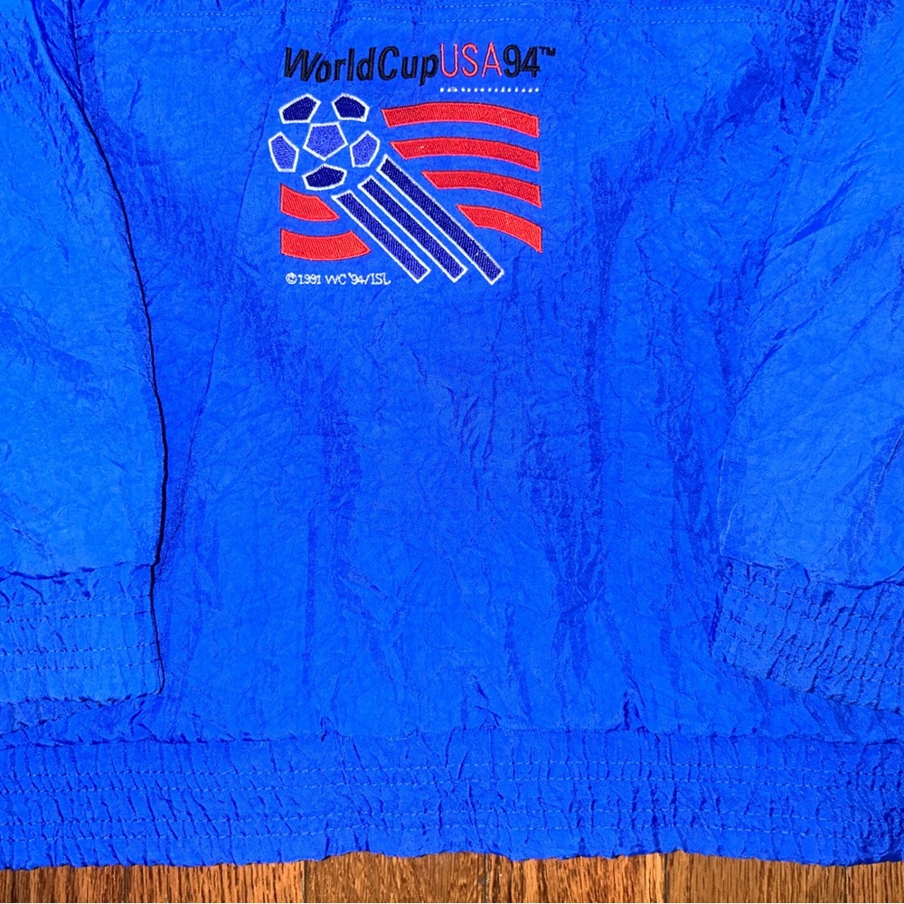 USA 1994 World Cup Apex One Vintage 1/2 Zip Puffer Jacket Size Large - Picture 2 of 5